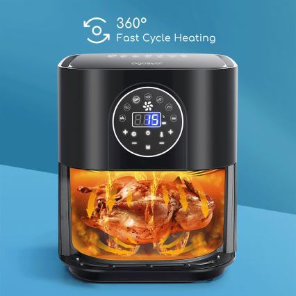Aigostar - Frytkownica na gorące powietrze 1500W/230V 3,5l czarny