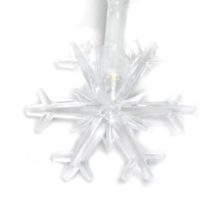 Aigostar - girlanda 20 diod LED, zasilanie 3xAA, 3,3 m, płatki śniegu