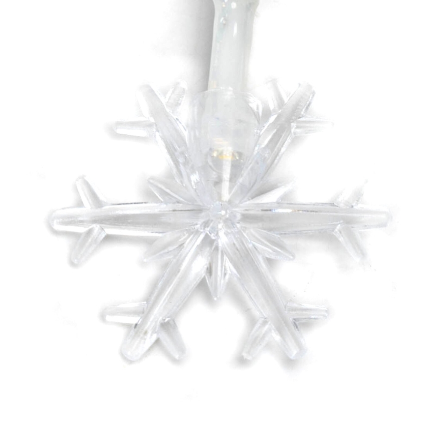 Aigostar - girlanda 20 diod LED, zasilanie 3xAA, 3,3 m, płatki śniegu