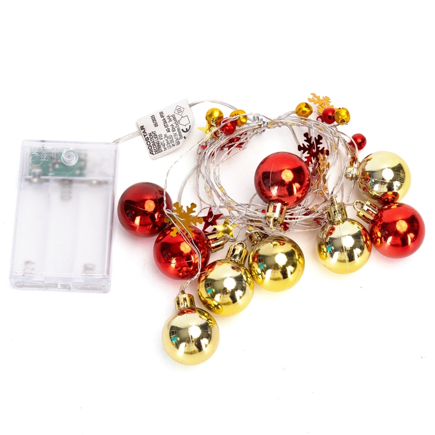 Aigostar - girlanda LED 20xLED/3xAA 2m ciepła biała