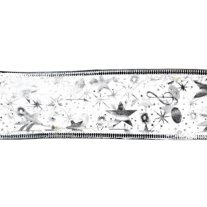 Aigostar - LED łańcuch świąteczny 100 diod LED / zasilanie 3×AA, 10 m, ciepła biel, srebrny