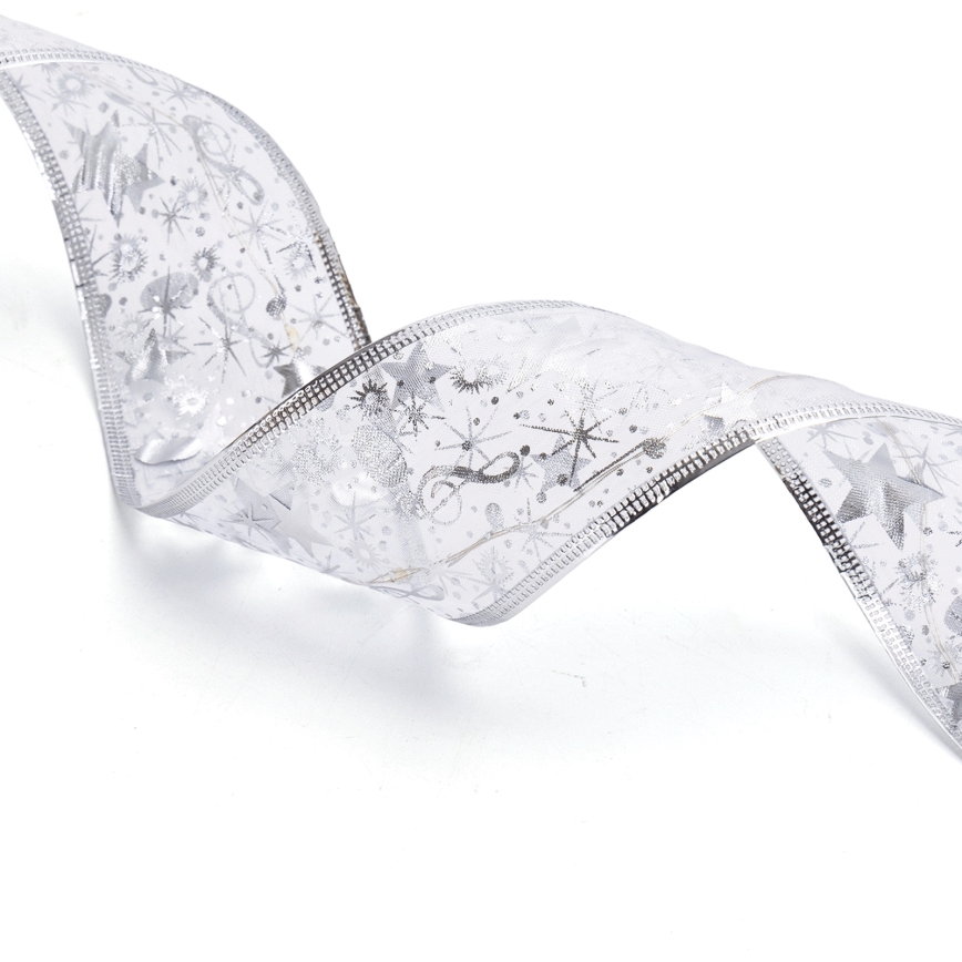 Aigostar - Lampki świąteczne LED 50 diod LED/3xAA 5 m ciepłe białe srebrne