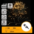 Aigostar - Girlanda LED zewnętrzna 400xLED/8 funkcji 13m IP44 ciepła biała