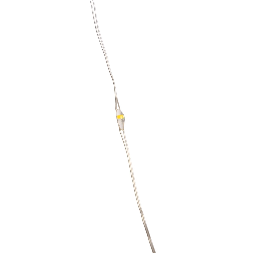 Aigostar - Girlanda świetlna LED do użytku zewnętrznego, 150 diod LED, 8 trybów, zasilanie 3x AA, długość 15,3 m, IP44, ciepłe białe światło