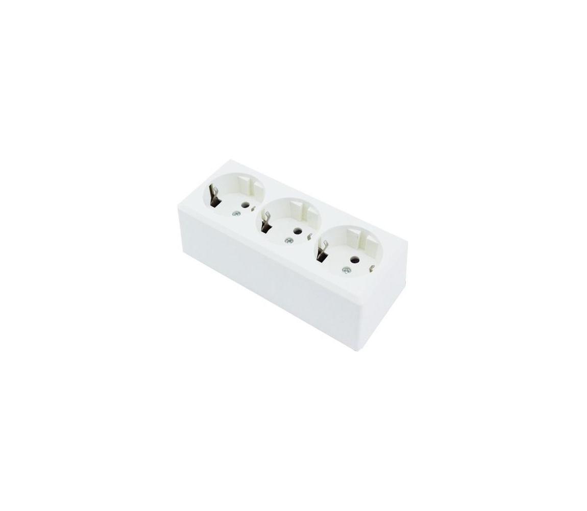 - Gniazdko domowe 3x SCHUKO 250 V/16 A