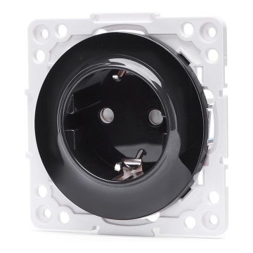Aigostar - Gniazdko domowe bez ramki SCHUKO 250V/16A czarne