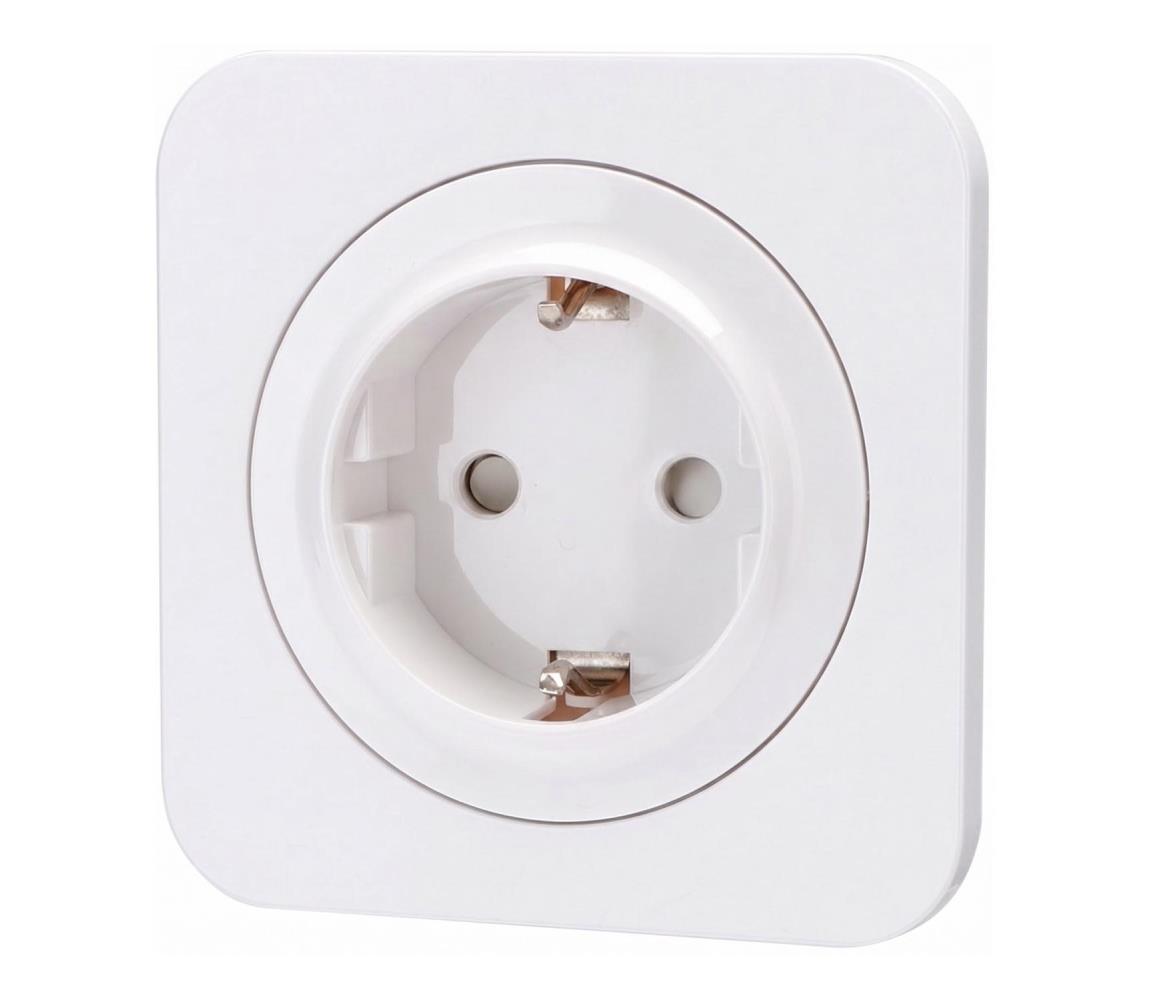 - Gniazdko domowe z ramką SCHUKO 250V/16A białe