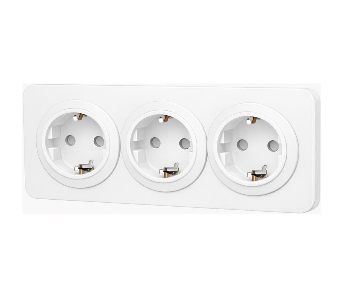 - Gniazdo domowe z ramką 3Z SCHUKO 250V/16A białe