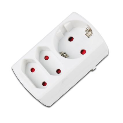 Aigostar - Gniazdo dystrybucyjne 1x16A/230V + 2x10A