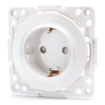 Aigostar - Gniazdo ścienne bez ramki SCHUKO 250 V/16 A białe