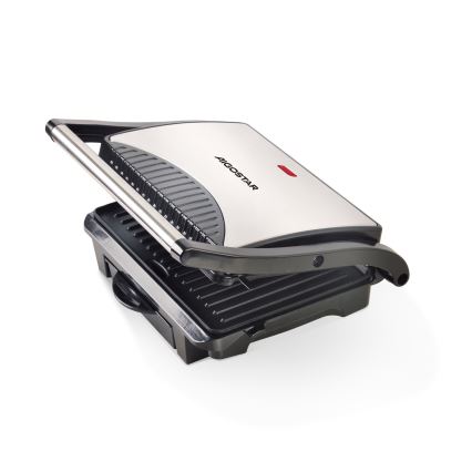 Aigostar - Grill elektryczny 1000W/230V czarny/matowy chrom
