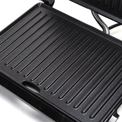 Aigostar - Grill elektryczny 1000W/230V czarny/matowy chrom