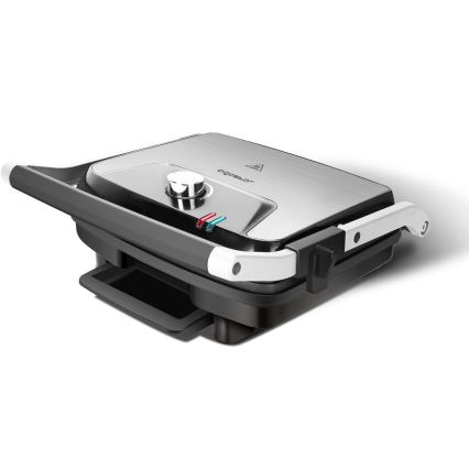 Aigostar - Grill elektryczny 2200W/230V matowy chrom/czarny