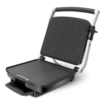 Aigostar - Grill elektryczny 2200W/230V matowy chrom/czarny