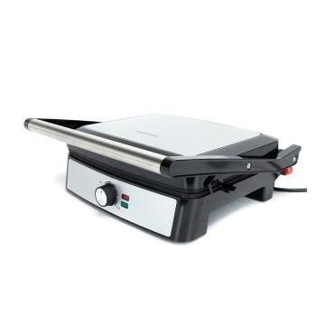 Aigostar - Grill kontaktowy 2200W/230V czarny/stal nierdzewna