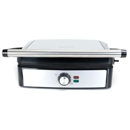 Aigostar - Grill kontaktowy 2200W/230V czarny/stal nierdzewna