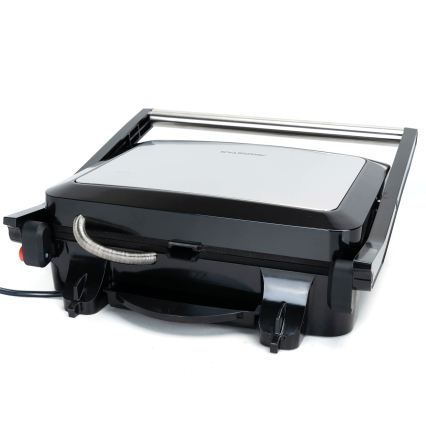 Aigostar - Grill kontaktowy 2200W/230V czarny/stal nierdzewna