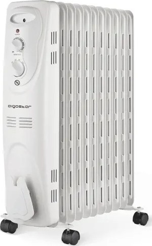 Aigostar - Grzejnik olejowy z 11 żeber 2300W/230V biały