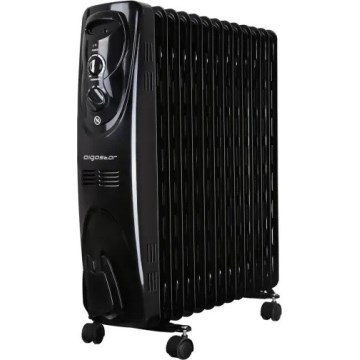 Aigostar - Grzejnik olejowy z 13 żebrami 2500W/230V czarny