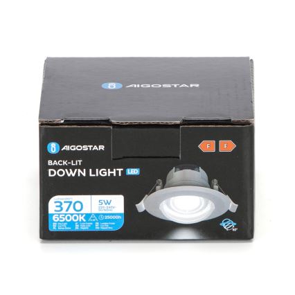 Aigostar - Halogenowe oświetlenie sufitowe LED/5W/230V 6500K Ø 8,5 cm białe