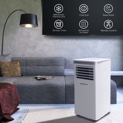 Aigostar - Inteligentna mobilna klimatyzacja 1003W/230V Wi-Fi + pilot