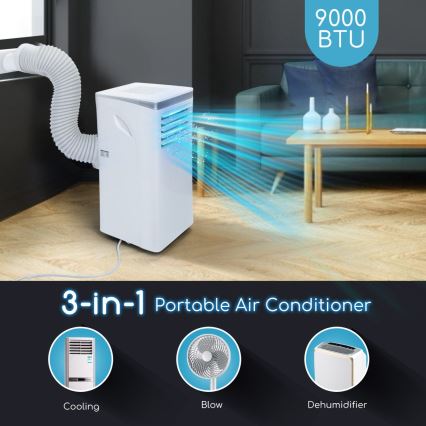 Aigostar - Inteligentna mobilna klimatyzacja 1003W/230V Wi-Fi + pilot