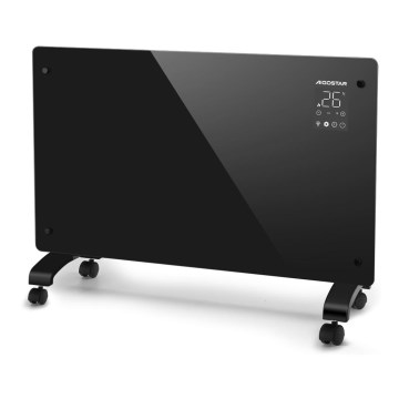 Aigostar - Inteligentny elektryczny grzejnik konwektorowy z wyświetlaczem LCD ECO/1000/2000W Wi-Fi