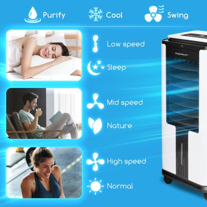 Aigostar - Inteligentny klimatyzer 75W/230V Wi-Fi + pilot