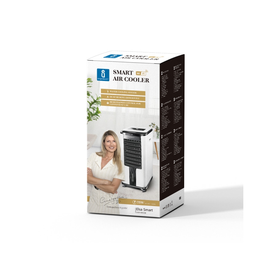 Aigostar - Inteligentny klimatyzer 75W/230V Wi-Fi + pilot