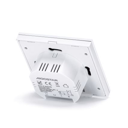 Aigostar - Inteligentny wyłącznik do sterowania żaluzjami 230V Wi-Fi Tuya