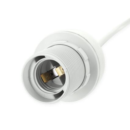 Aigostar - Kabel zasilający 1xE27/60W/250V biały