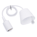 Aigostar - Kabel zasilający 1xE27/60W/250V biały