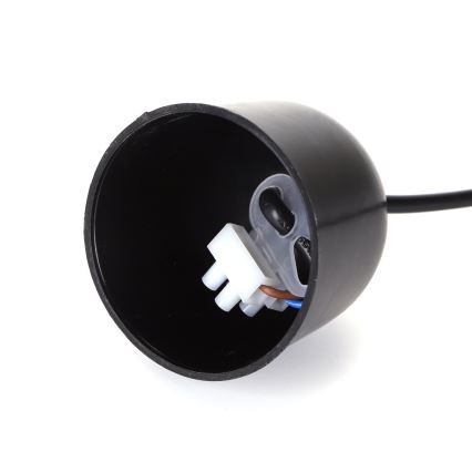 Aigostar - Kabel zasilający 1xE27/60W/250V czarny