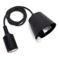 Aigostar - Kabel zasilający 1xE27/60W/250V czarny