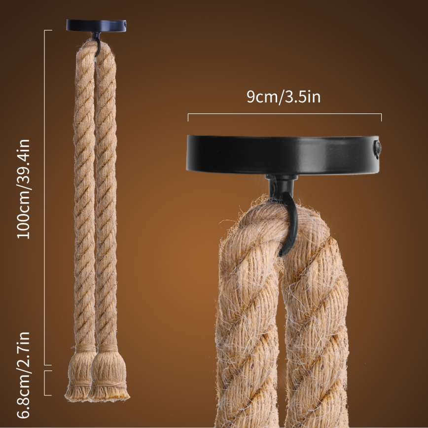 Aigostar - Kabel zasilający 2xE27/60W/230V
