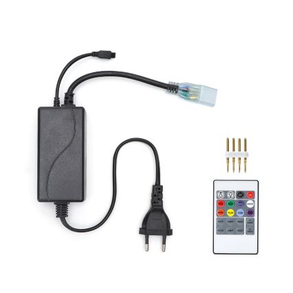 Aigostar - Kabel zasilający do taśmy LED RGB 600W/230V ze zdalnym sterowaniem