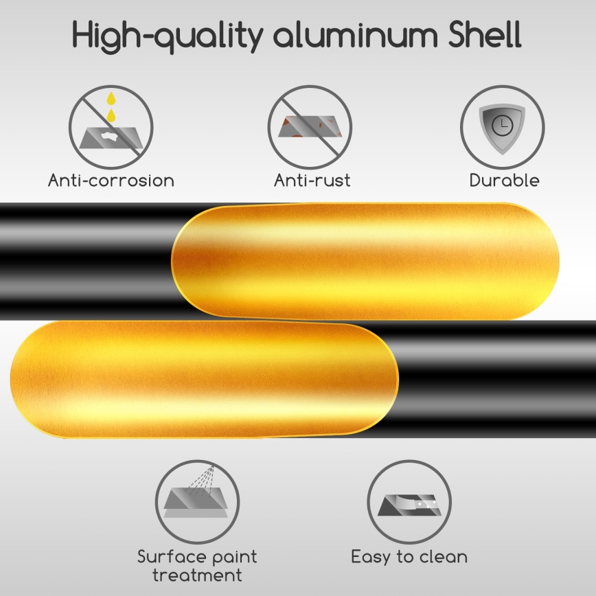 Aigostar - Kinkiet 4xE27/60W/230V