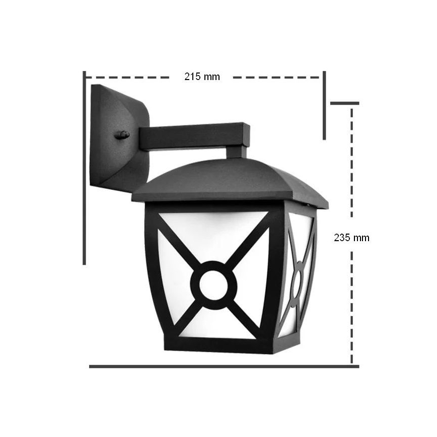 Aigostar - Kinkiet zewnętrzny 1xE27/60W/230V IP44