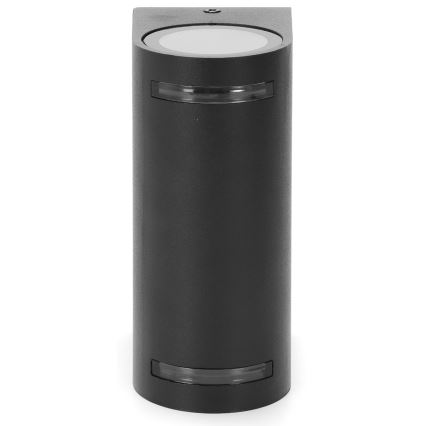 Aigostar - Kinkiet zewnętrzny 2xGU10/35W/230V czarny IP54