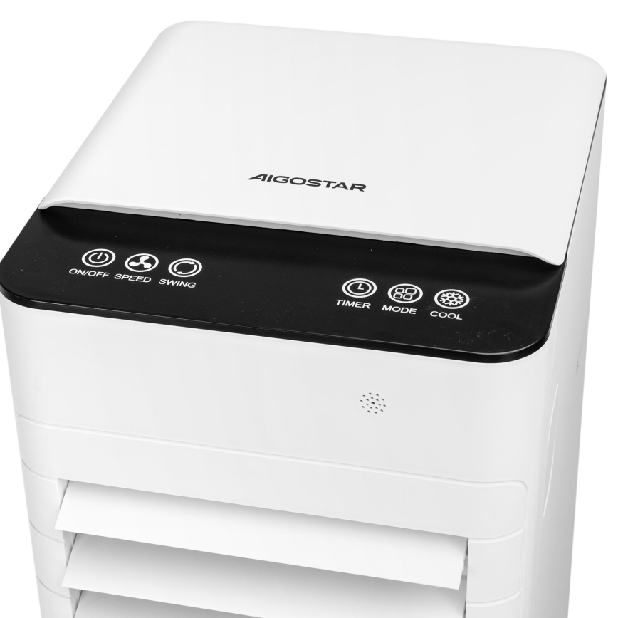 Aigostar - Klimatyzer 80W/230V biały + zdalne sterowanie