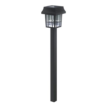 Aigostar - Lampa solarna LED/2V 6500K IP44 40 mAh czarna