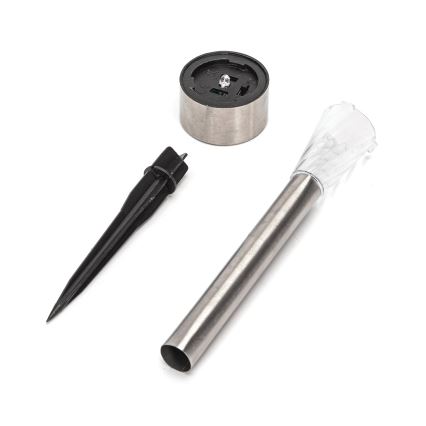 Aigostar - Lampa solarna LED/2V IP44 40 mAh matowy chrom