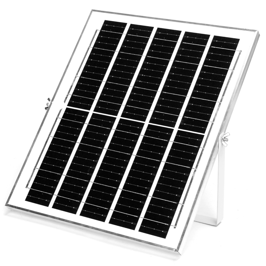 Aigostar - Oprawa solarna LED 2xLED/70W/12V 12000 mAh 6500K IP65 śr. 20,5 cm + pilot zdalnego sterowania