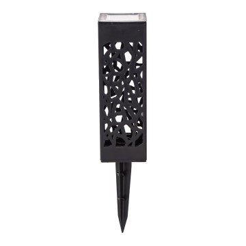 Aigostar - Lampa solarna LED LED/0,006W/1,2V 28,5 cm czarna 100 mAh 6500K IP44