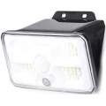 Aigostar - Lampa solarna LED z czujnikiem, 3,7 V, 6500 K, 500 mAh, IP65, czarna