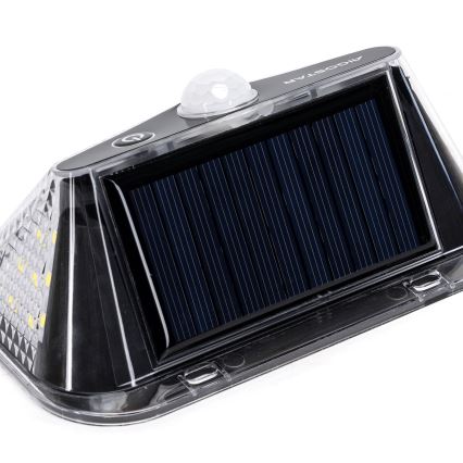 Aigostar - Lampa solarna LED z czujnikiem LED/3,7V 6500K 500 mAh IP65 czarna