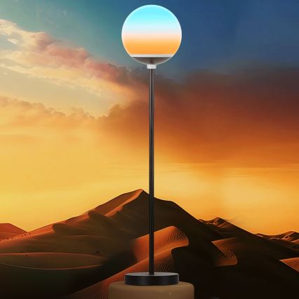 Aigostar - LED RGBW ściemnialna lampa stojąca MESH LED/8W/230V + pilot zdalnego sterowania