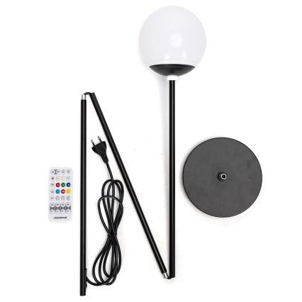 Aigostar - LED RGBW ściemnialna lampa stojąca MESH LED/8W/230V + pilot zdalnego sterowania