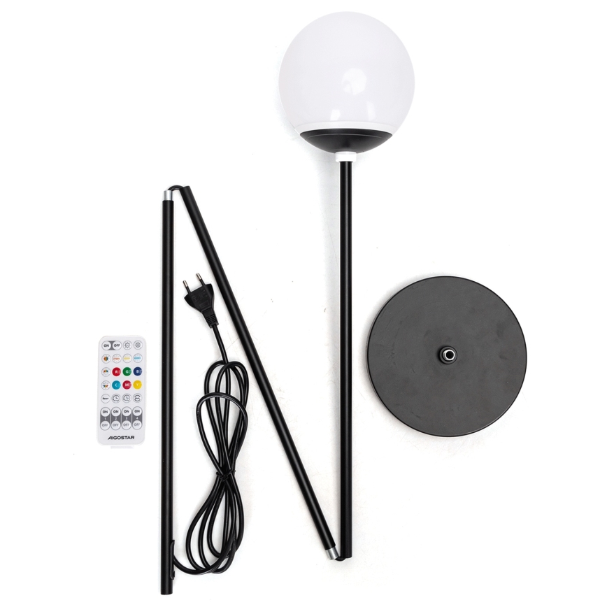 Aigostar - LED RGBW ściemnialna lampa stojąca MESH LED/8W/230V + pilot zdalnego sterowania