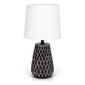 Aigostar - Lampa stołowa 1xE14/40W/230V czarna